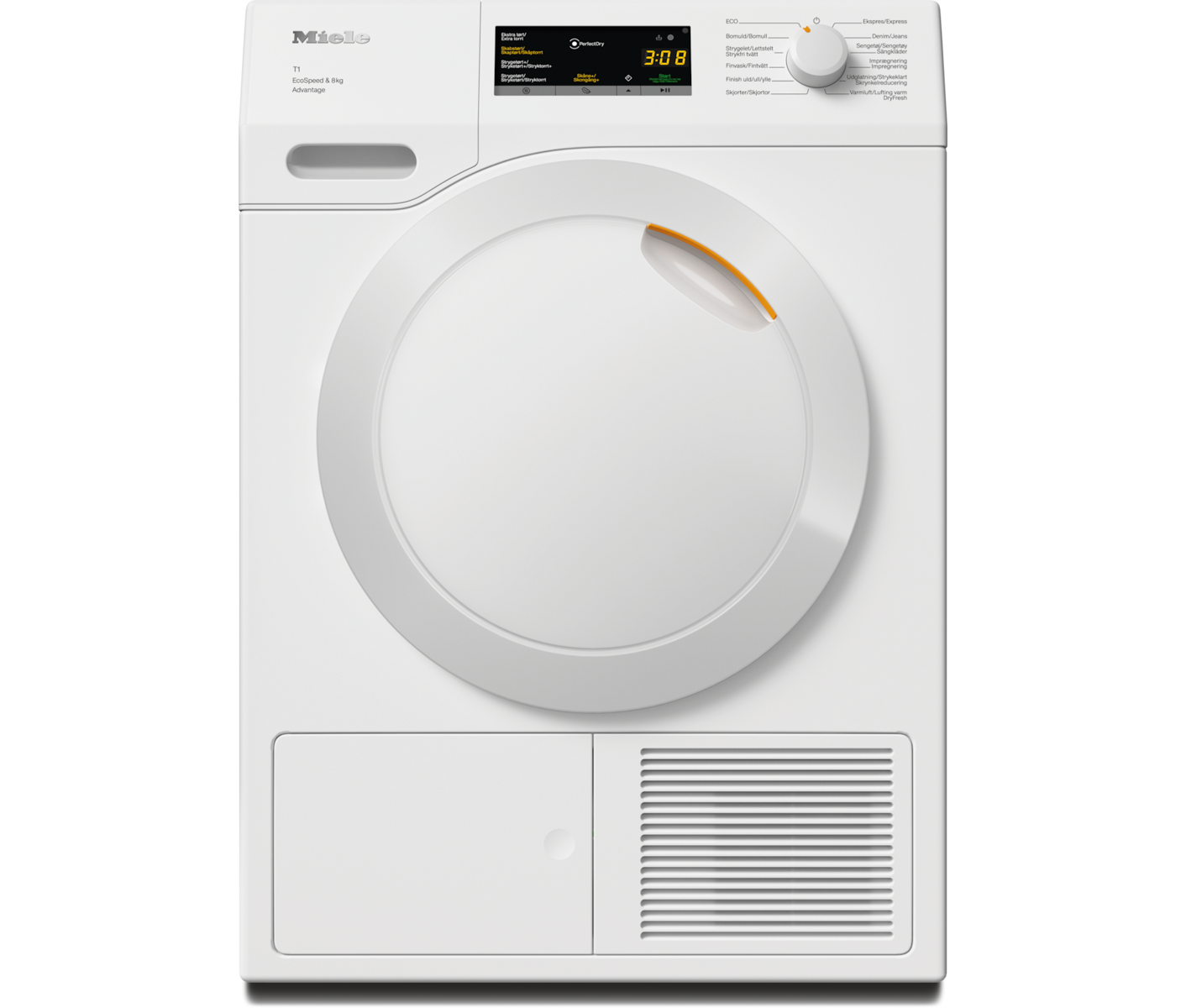 Miele TCA532WP Nds Lw 8kg Advantage Kondenstørretumbler