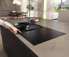 Miele KMDA 7876 FL-1 MattFinish induktionskogeplade med indbygget emhætte billede 8