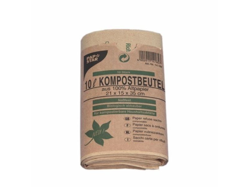 Papstar 14186, 10 L, Brun, Papir, 35 cm, 210 mm, 50 stk