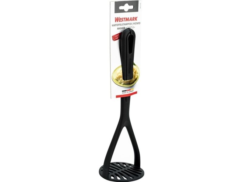 Westmark Gentle, Traditionel kartoffelmoser, Sort, Plast, Hængende hul, 1 stk, 275 mm