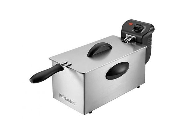 Bomann FR 2264 CB - Fritureapparat - 3 liter - 2 kW - rustfrit stål