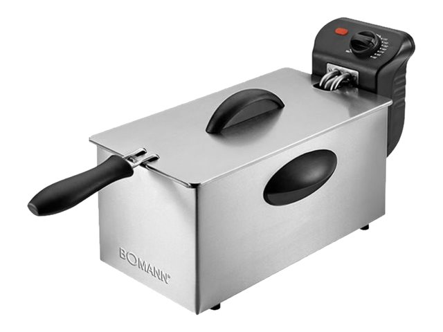 Bomann FR 2264 CB - Fritureapparat - 3 liter - 2 kW - rustfrit stål
