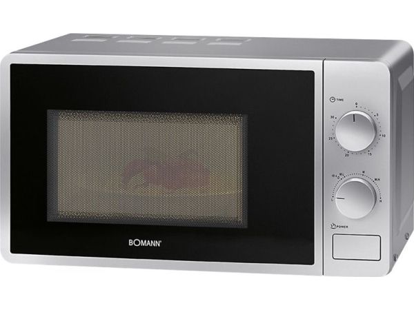 Bomann MW 6014 CB - microwave oven - freestanding - silver