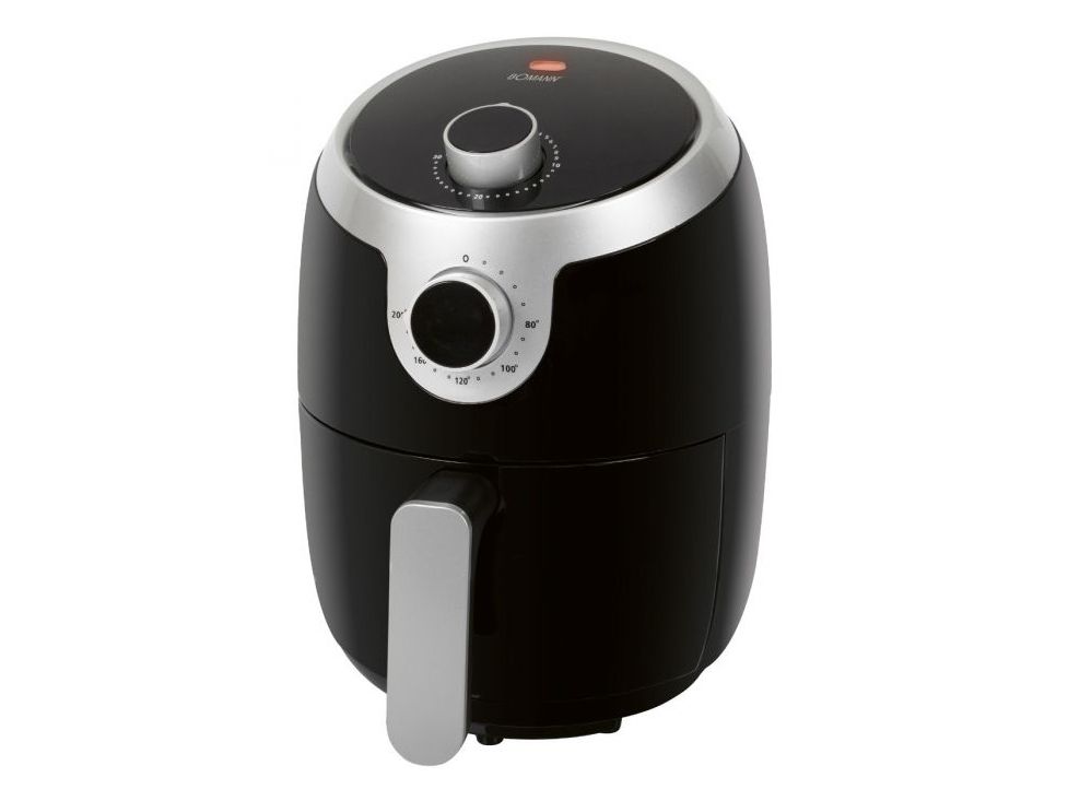 Bomann FR 6050 H CB - Varmluftsrister - 1.8 liter - 1000 W - sort/ sølv
