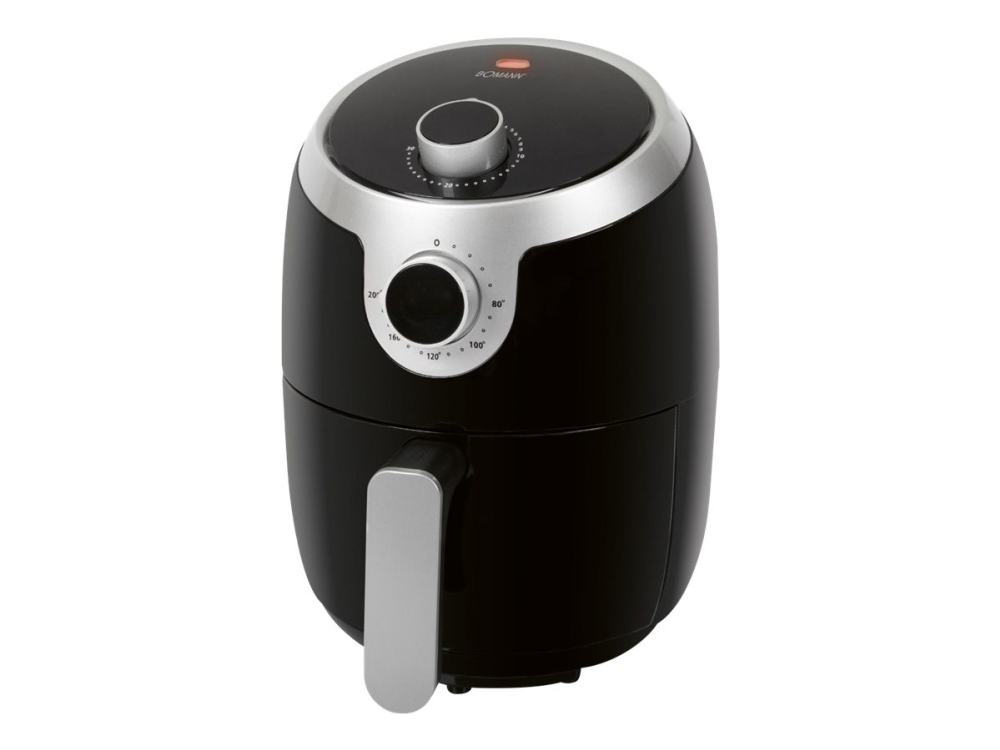 Bomann FR 6050 H CB - Varmluftsrister - 1.8 liter - 1000 W - sort/ sølv