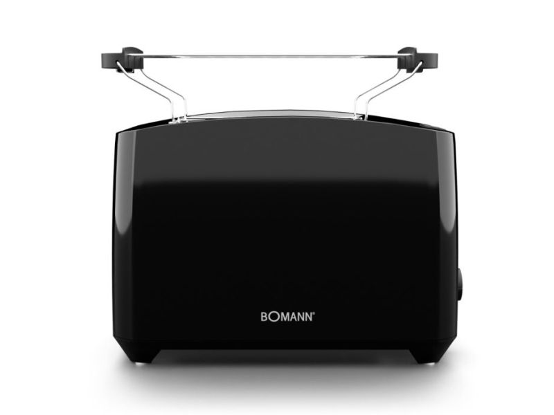 Bomann TA 6065 CB, 2 skive(r), Sort, 750 W, 220 - 240 V, 650 W, 50/60 Hz