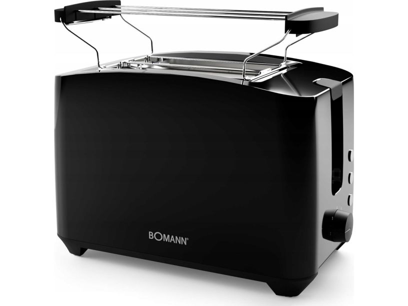 Bomann TA 6065 CB, 2 skive(r), Sort, 750 W, 220 - 240 V, 650 W, 50/60 Hz