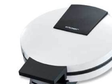 Cloer Waffle Iron 120, Hvid, 24 cm, 1,52 m, 1300 W, 230 V, 2,9 kg