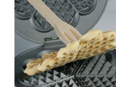 Cloer 171, 5 vaffel/vafler, Hjerte (form), Hvid, 20 cm, 1,27 m, 930 W