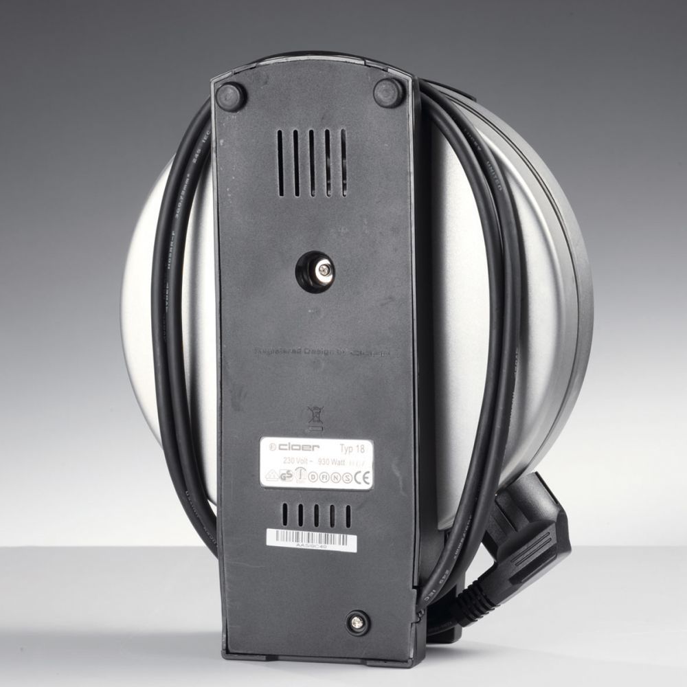 Cloer 0285, 1 vaffel/vafler, Cirkel, Krom, 15 cm, 1,27 m, 800 W billede 3