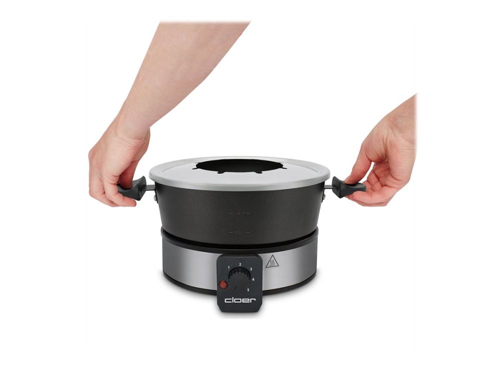 Cloer fondue 6679 1000W bk / sr