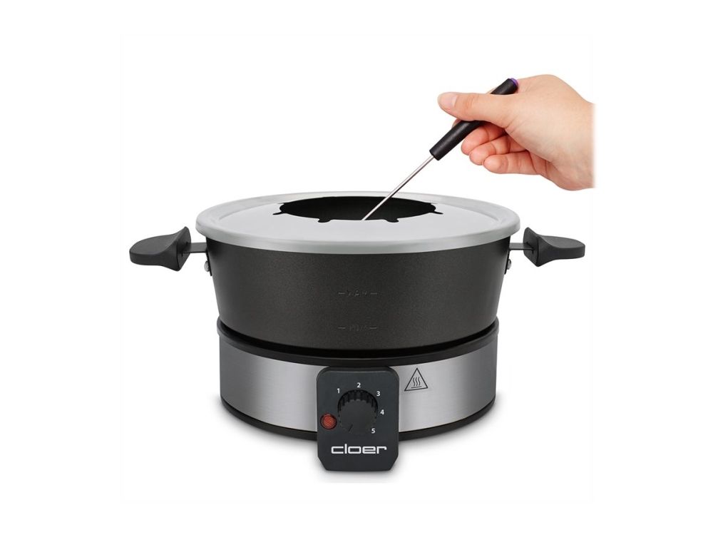 Cloer fondue 6679 1000W bk / sr
