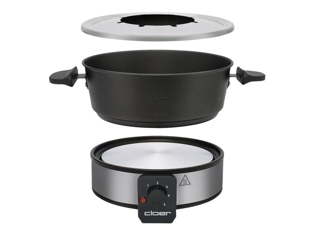 Cloer fondue 6679 1000W bk / sr