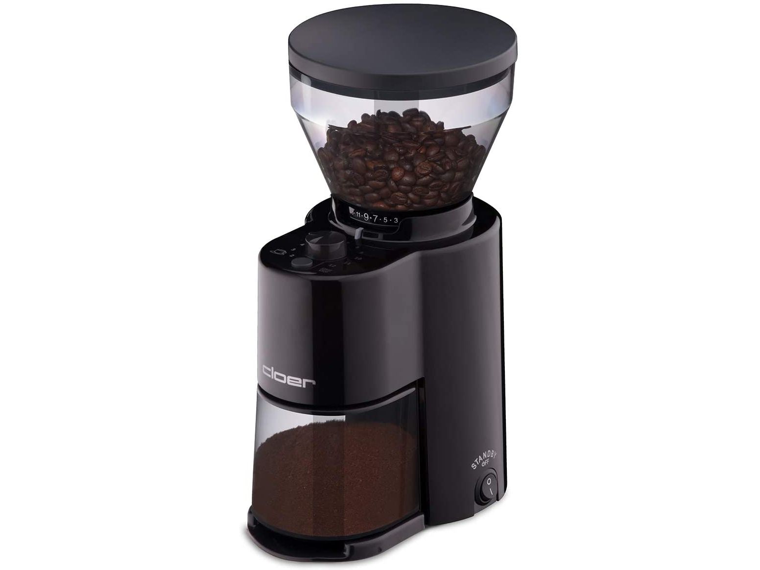 Cloer 7520 - Kaffemølle - 150 W - sort billede 2