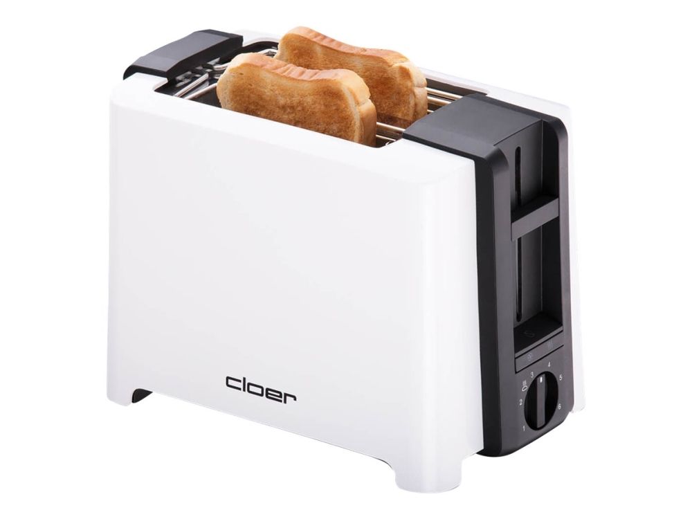 Cloer Full Size Toaster 3531 750W for 2 XXL toast billede 3