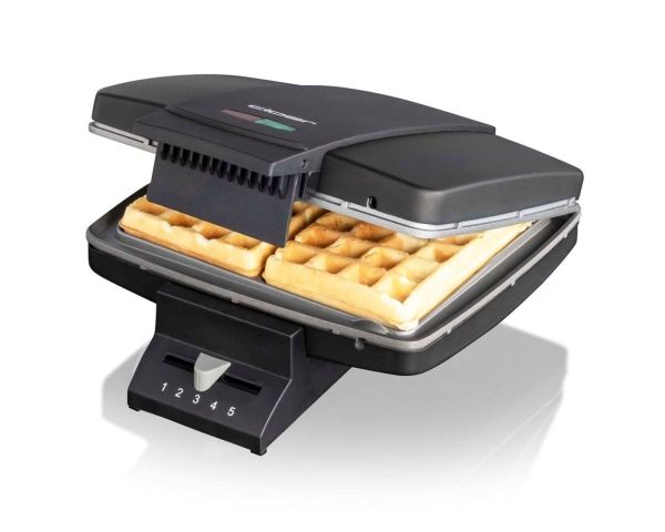 Cloer 1440, 2 vaffel/vafler, Rektangulær, Sort, Metal, 930 W, 230 V