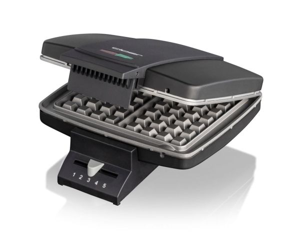 Cloer 1440, 2 vaffel/vafler, Rektangulær, Sort, Metal, 930 W, 230 V