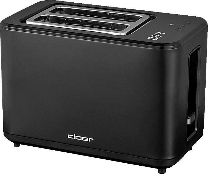 Cloer 3930, 2 skive(r), Sort, Plast, Niveau, Berøring, 900 W, 220 - 240 V billede 1