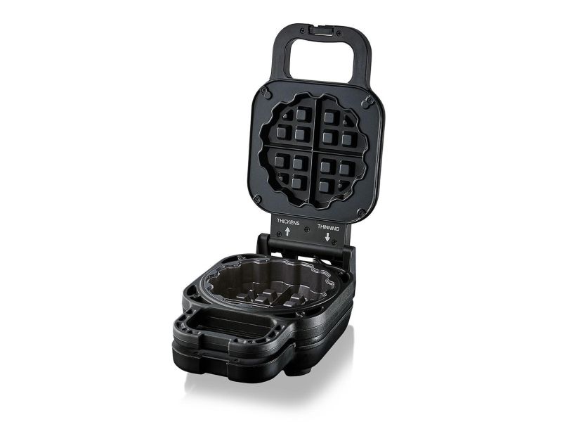 Cloer 6150, 4 vaffel/vafler, Trekant, Sort, Plast, 800 W, 220 - 240 V