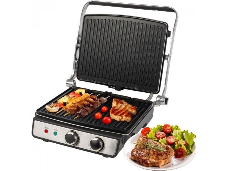 ProfiCook PC-KG 1264, Sort, Rustfrit stål, Rustfrit stål, 230 x 290 mm, 180°, 2000 W, 220 - 240 V
