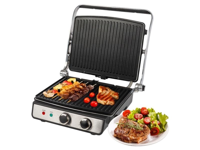 ProfiCook PC-KG 1264, Sort, Rustfrit stål, Rustfrit stål, 230 x 290 mm, 180°, 2000 W, 220 - 240 V