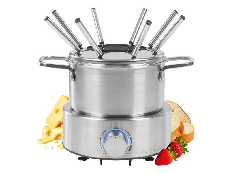 ProfiCook PC-FD 1288, 8 person(er), 1,2 L, Rustfrit stål, Rund, Rustfrit stål, 800 W