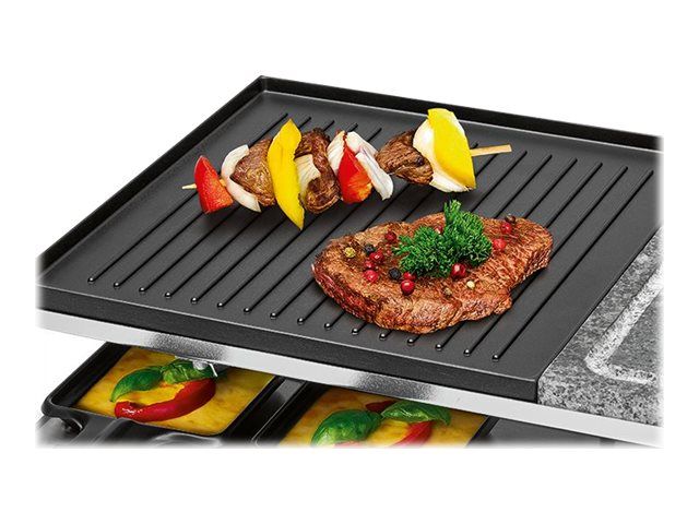 ProfiCook PC-RG 1144 - Raclette/grill/stegeplade/varm sten - 1.7 kW - rustfrit stål billede 2