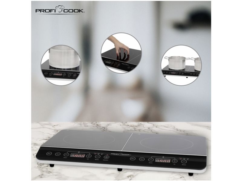 ProfiCook PC-DKI 1067 - induction hot plate - stainless steel/black