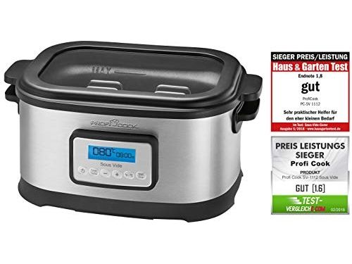 ProfiCook PC-SV 1112 - vacuum cooker - stainless steel/black