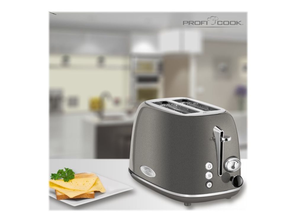 Profi Cook PC-TA 1193 ant Toaster Rustfrit stål, Antracit