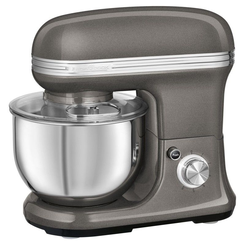 ProfiCook PC-KM 1197, 5 L, Sølv, Blande, Ælte, Mikse, Rustfrit stål, 1200 W, 220 - 240 V billede 1