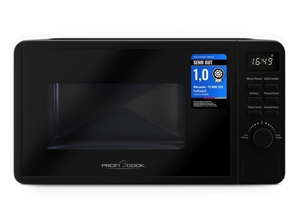 ProfiCook PC-MWG 1319, Bordplade, Grill mikroovn, 20 L, 700 W, Indbygget skærm, Knapper, Dreje billede 1