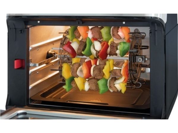 ProfiCook PC-FR 1200 H - Varmluftsrister - 11 liter - 1500 W - rustfrit stål/sort billede 1