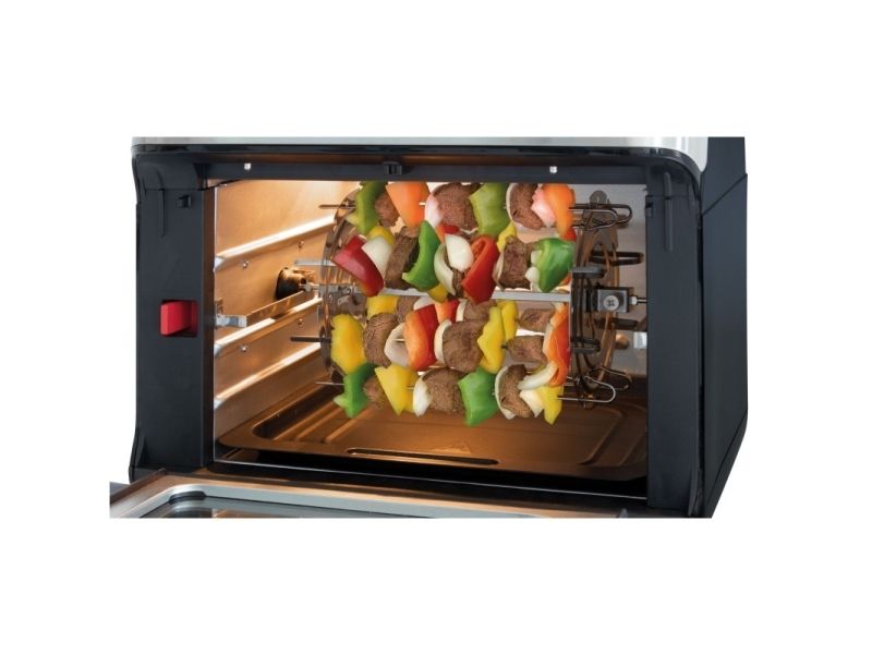 ProfiCook PC-FR 1200 H - Varmluftsrister - 11 liter - 1500 W - rustfrit stål/sort billede 4