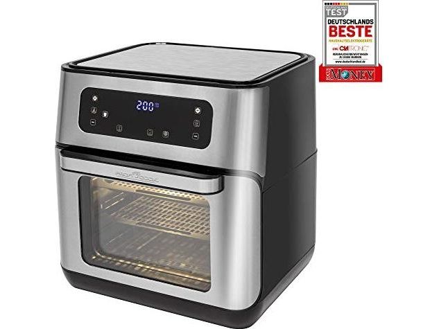 ProfiCook PC-FR 1200 H - Varmluftsrister - 11 liter - 1500 W - rustfrit stål/sort billede 3