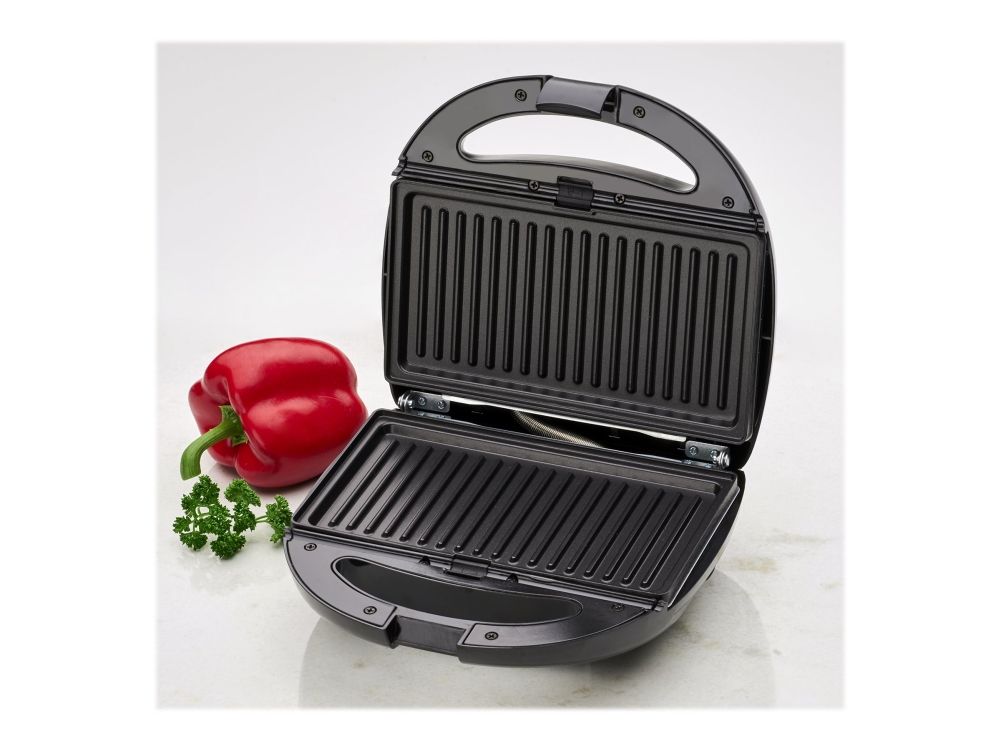 Clatronic ST/WA 3670 - sandwich maker / waffle maker / grill - black/inox