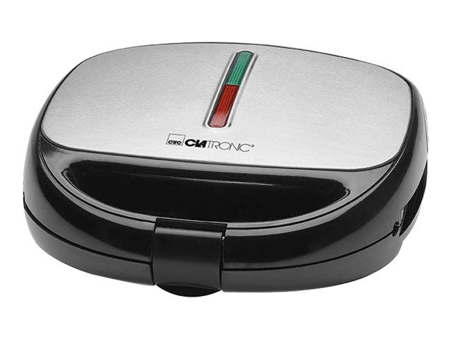 Clatronic ST/WA 3670 - sandwich maker / waffle maker / grill - black/inox billede 3