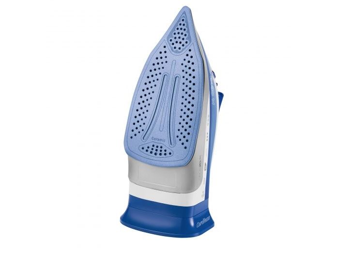 Clatronic DB 3706, Tør & dampstrygejern, Keramisk strygesål, Blå, Hvid, 0,35 L, Indbygget, 2400 W billede 2
