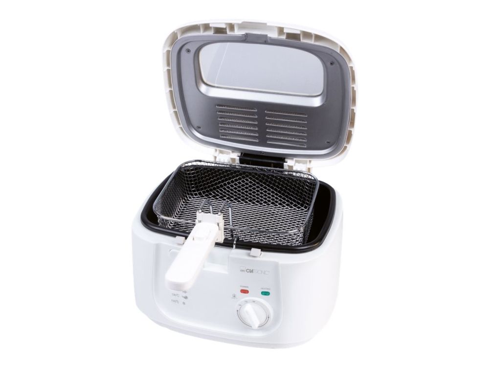 Clatronic FR 3771 - Fritureapparat - 2.5 liter - 1.8 kW - hvid