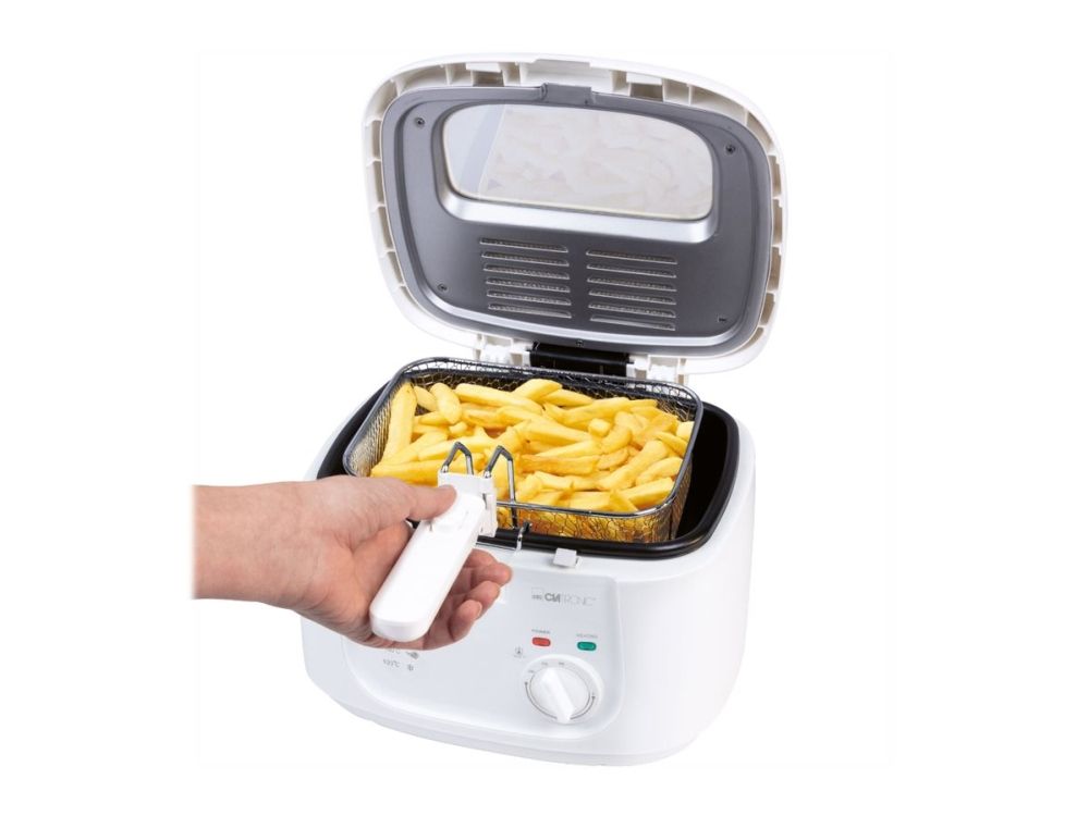 Clatronic FR 3771 - Fritureapparat - 2.5 liter - 1.8 kW - hvid