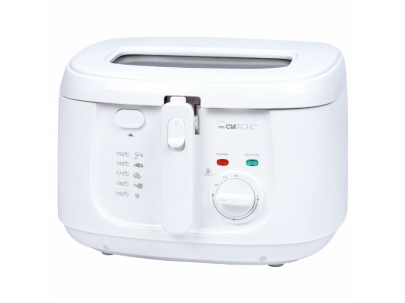 Clatronic FR 3771 - Fritureapparat - 2.5 liter - 1.8 kW - hvid
