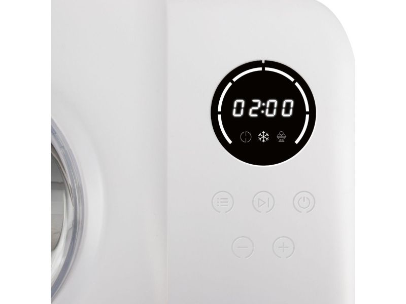 Clatronic ICM 3784, Kompressor ismaskine, 1,2 L, 25 min., 1 skåle, LED, 120 min.