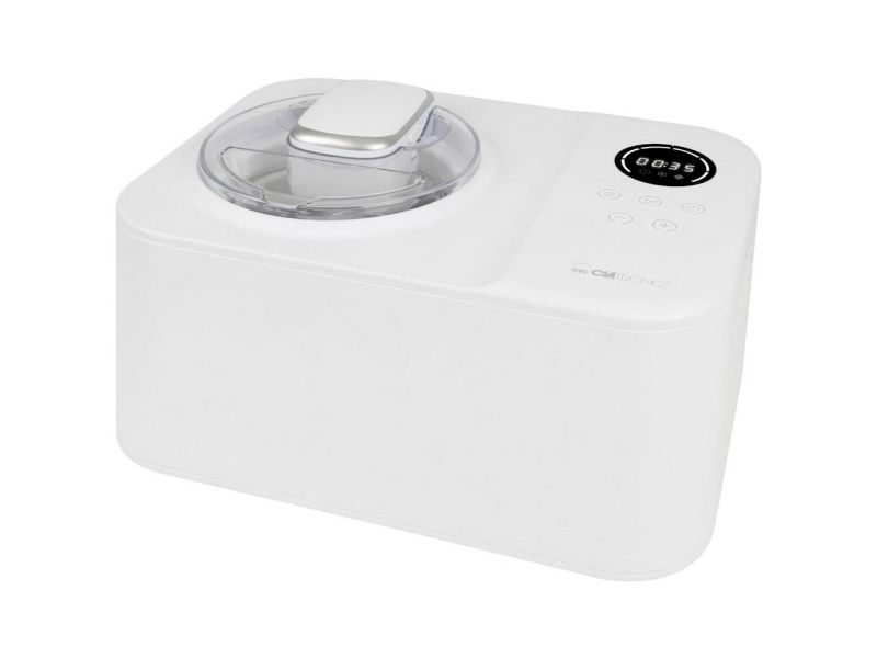 Clatronic ICM 3784, Kompressor ismaskine, 1,2 L, 25 min., 1 skåle, LED, 120 min.