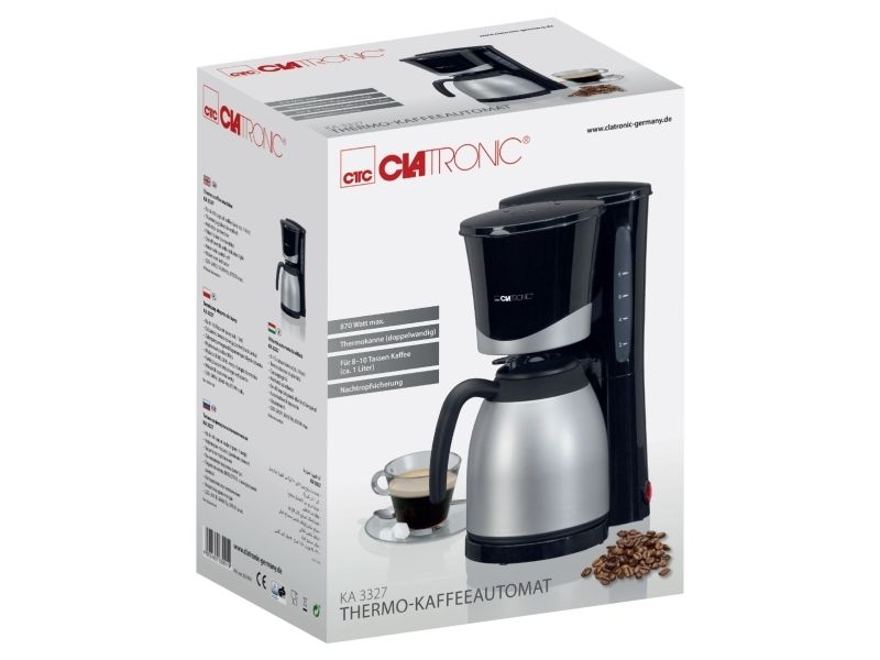 CLATRONIC KA 3327 Kaffemaskine sort billede 2