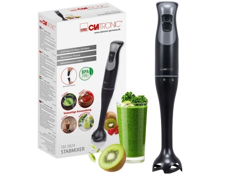 Clatronic SM 3824, Nedsænkning blender, 350 W, Sort billede 1