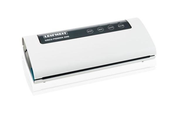 Leifheit Vacu Power 300, Sort, Turkis, Hvid, 750 mbar, Vakuumforsegling, Plast, Berøring, 110 W