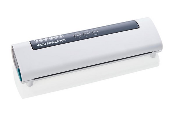 Leifheit Vacu Power 100, Sort, Turkis, Hvid, 500 mbar, Vakuumforsegling, Plast, Sensor, 30 cm