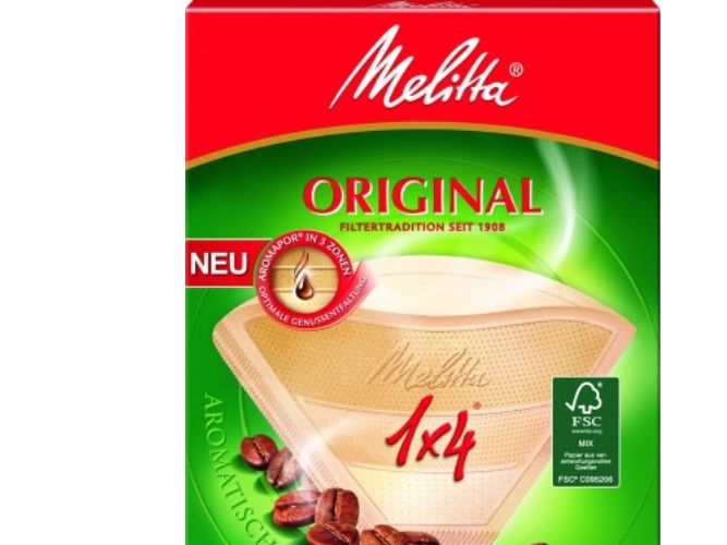 Melitta ORIGINAL kaffefiltre 1x4 - 80 stk. billede 1