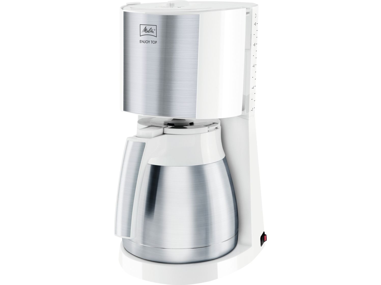 Melitta Enjoy Top Therm - Kaffemaskine - 15 kopper - hvid/rustfrit stål billede 3
