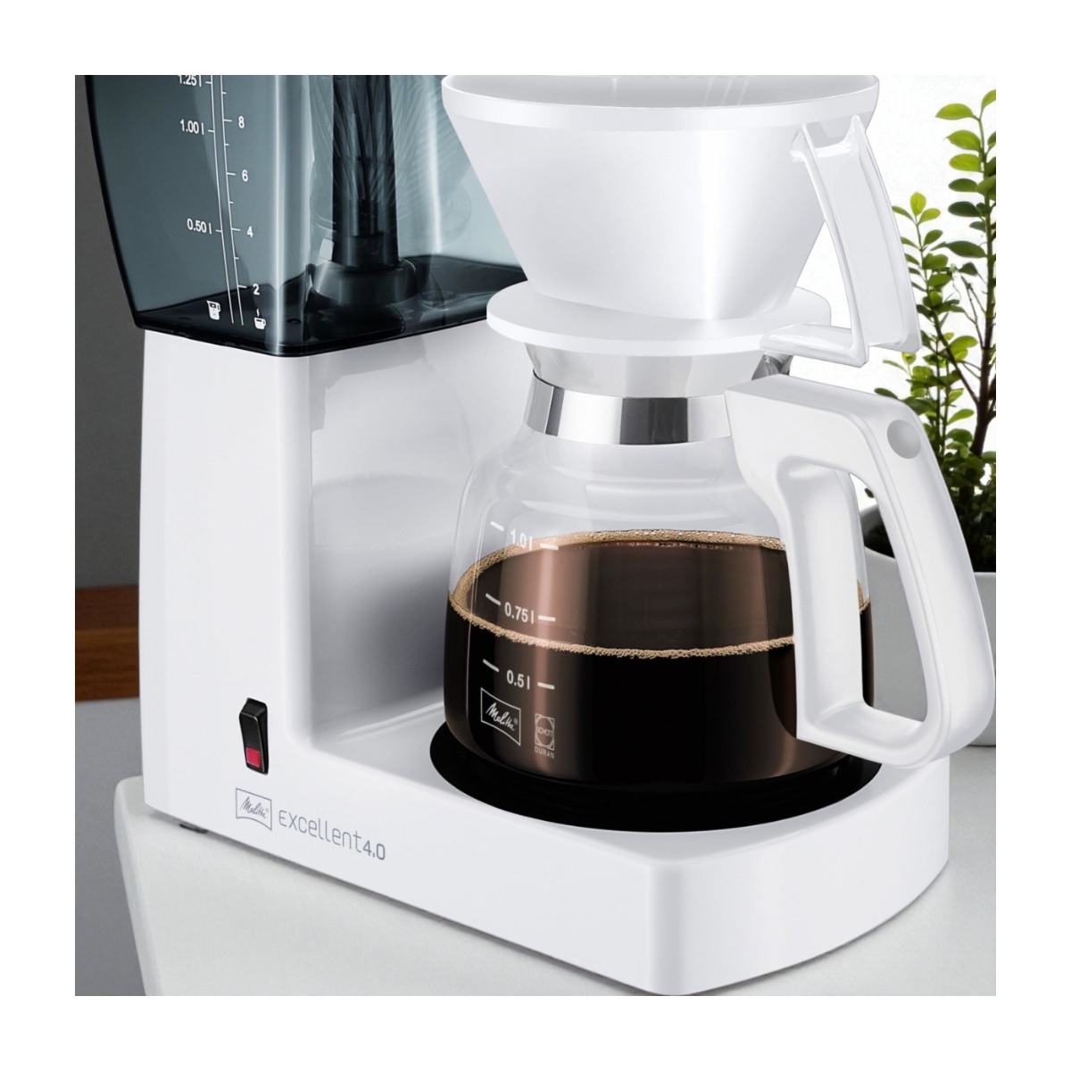 Melitta Excellent 4.0 hvid - Kaffemaskine billede 4